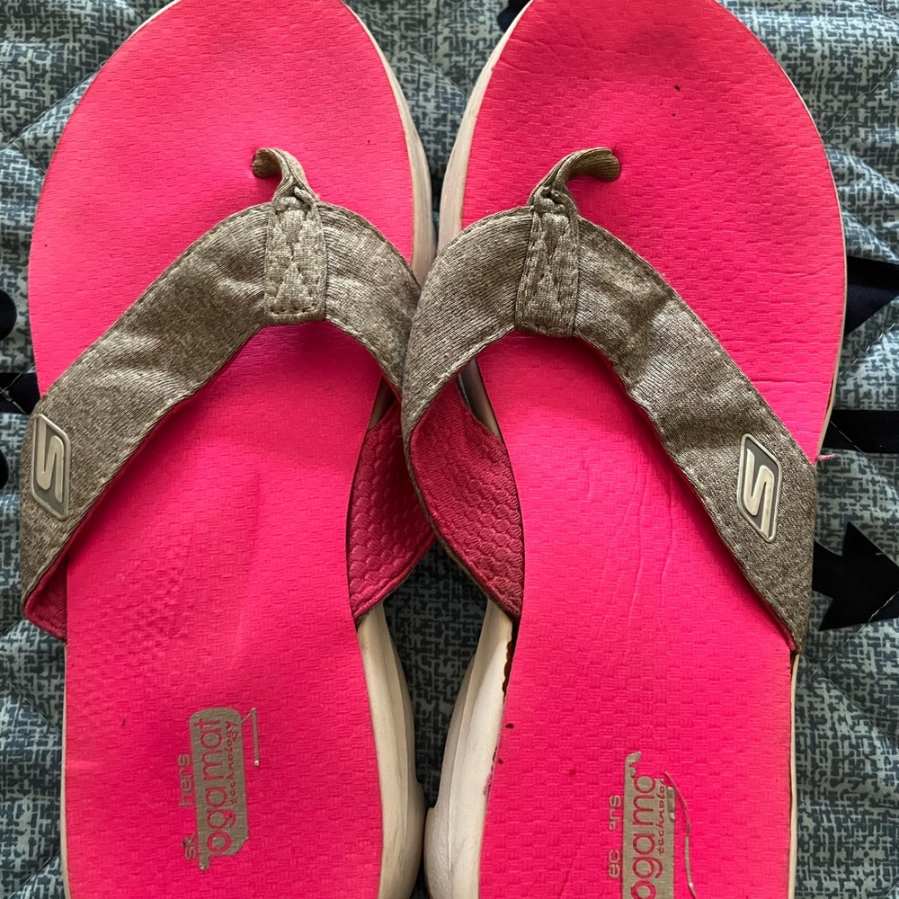 Skechers Goga mat Flip Flops